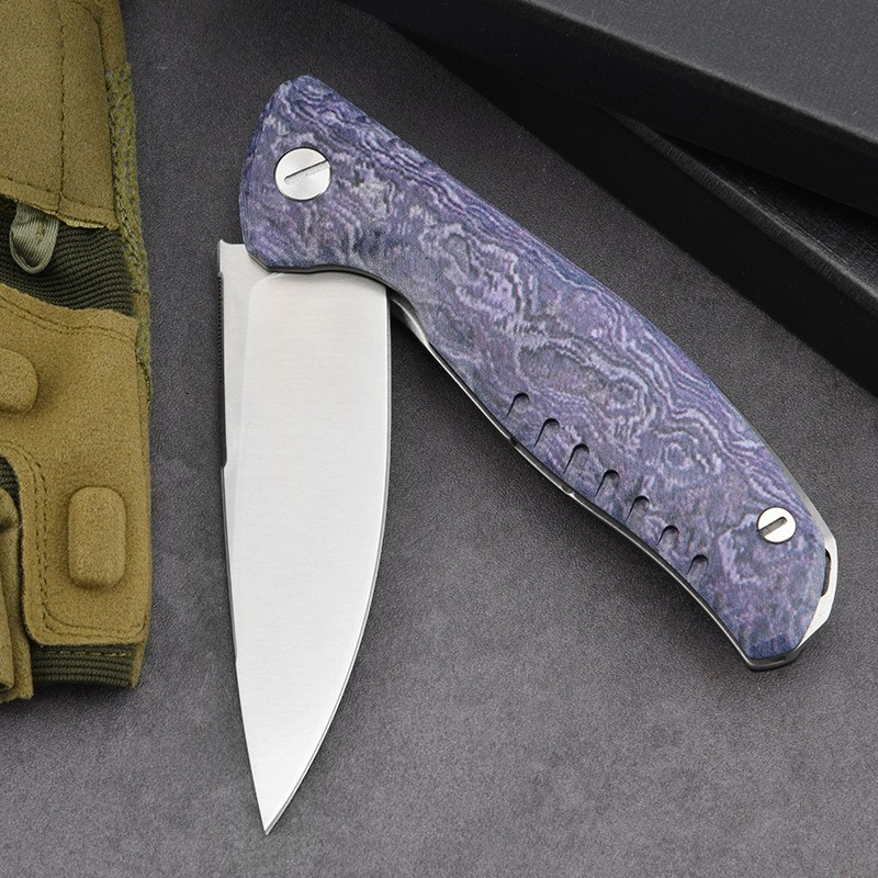 Edc Concealed Carry Knife - Pocket Outdoor Camping Survival Knife Blade