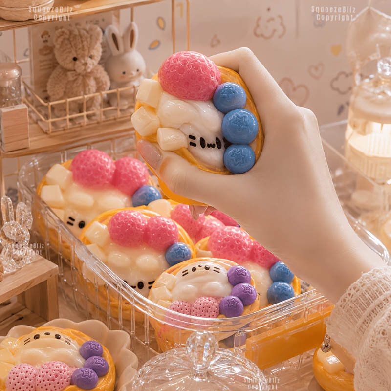 Cute Strawberry Egg Tart Squis - Edc Daily Carry บทวิจารณ์และราคา