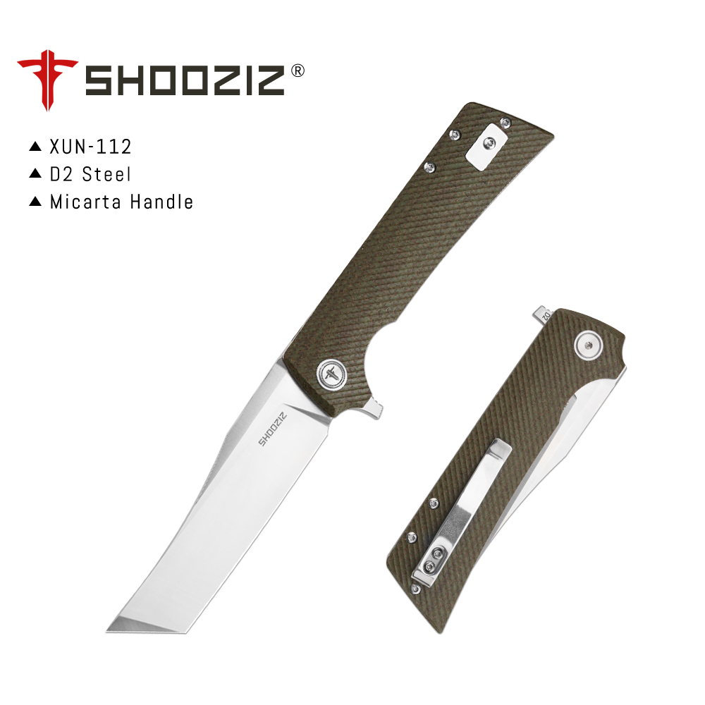 Shooziz XUN112 EDC Folding Kni - Edc Concealed Carry Knife บทวิจารณ์และราคา