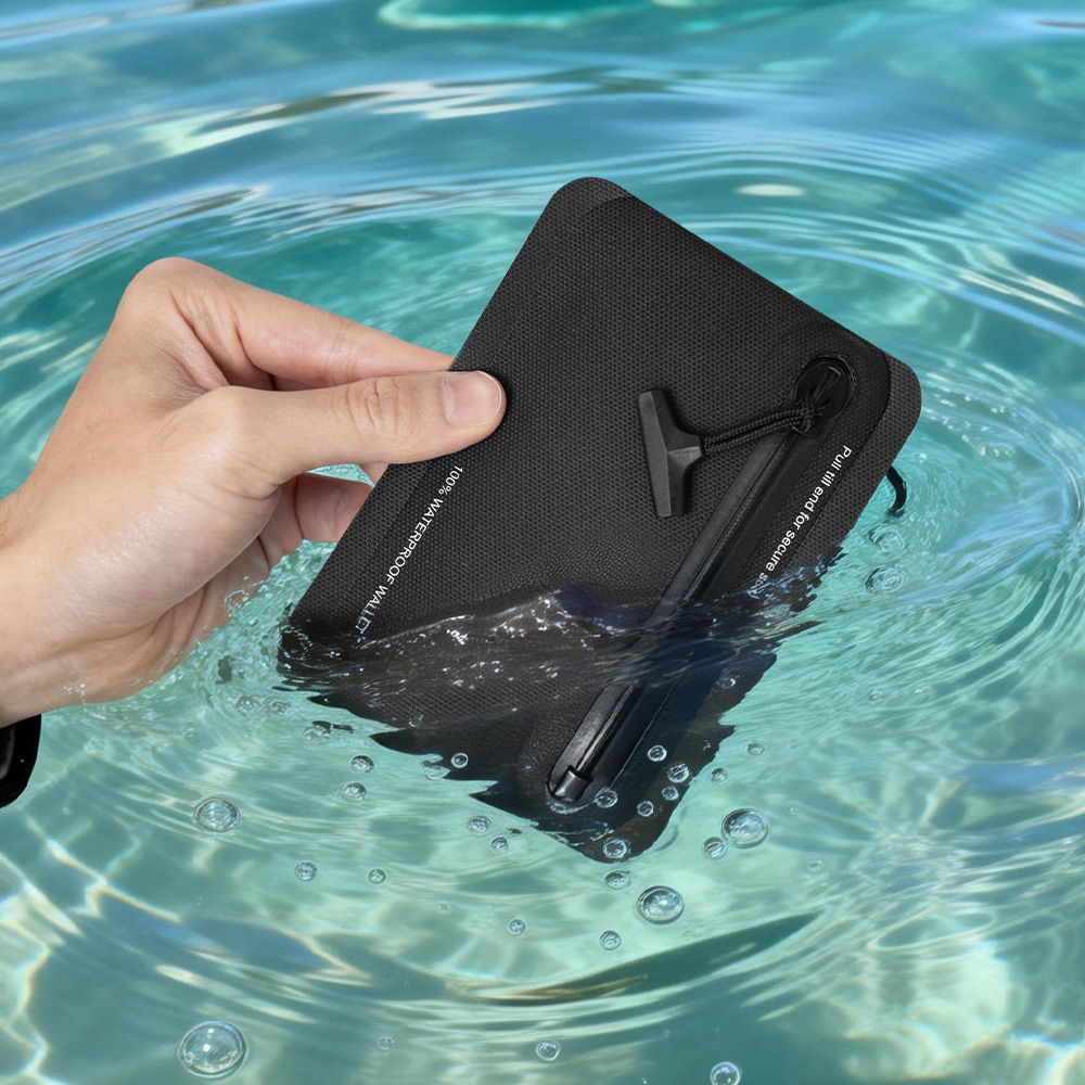 100% Waterproof Zipper Coin Pu - Leather Edc. Carry Pouch บทวิจารณ์และราคา