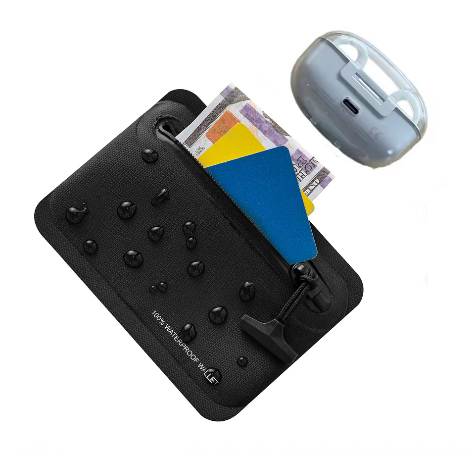 100% Waterproof Zipper Coin Pu - Leather Edc. Carry Pouch บทวิจารณ์และราคา