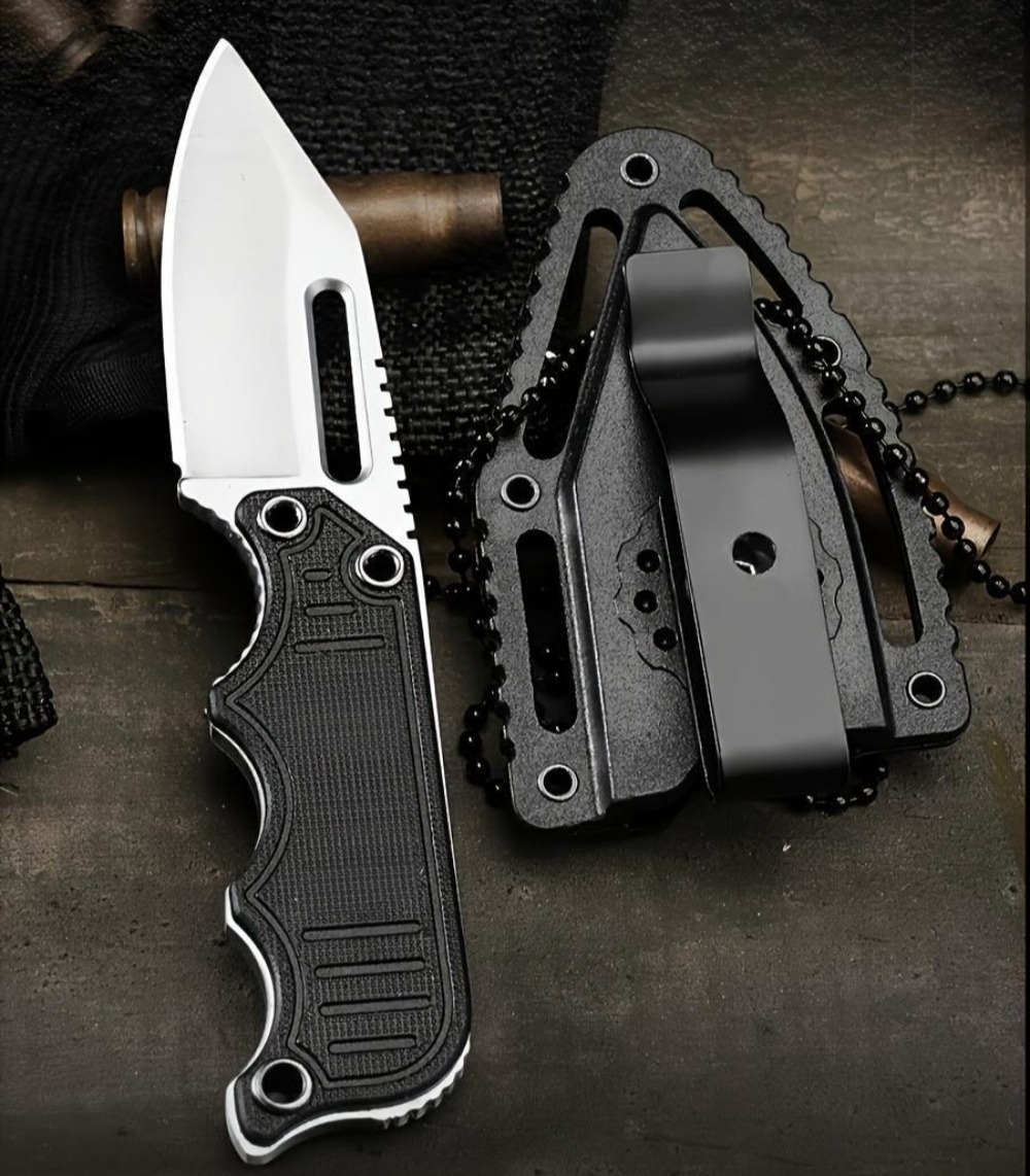 Portable Neck Knife with Kydex - Edc Concealed Carry Knife บทวิจารณ์และราคา