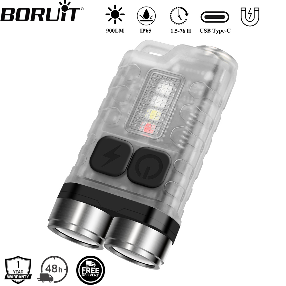 BORUiT V3 LED Keychain Portabl - Keychain Flashlight บทวิจารณ์และราคา