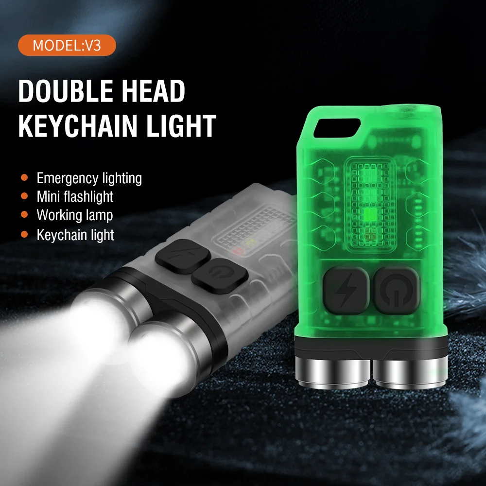 BORUiT V3 LED Keychain Portabl - Keychain Flashlight บทวิจารณ์และราคา
