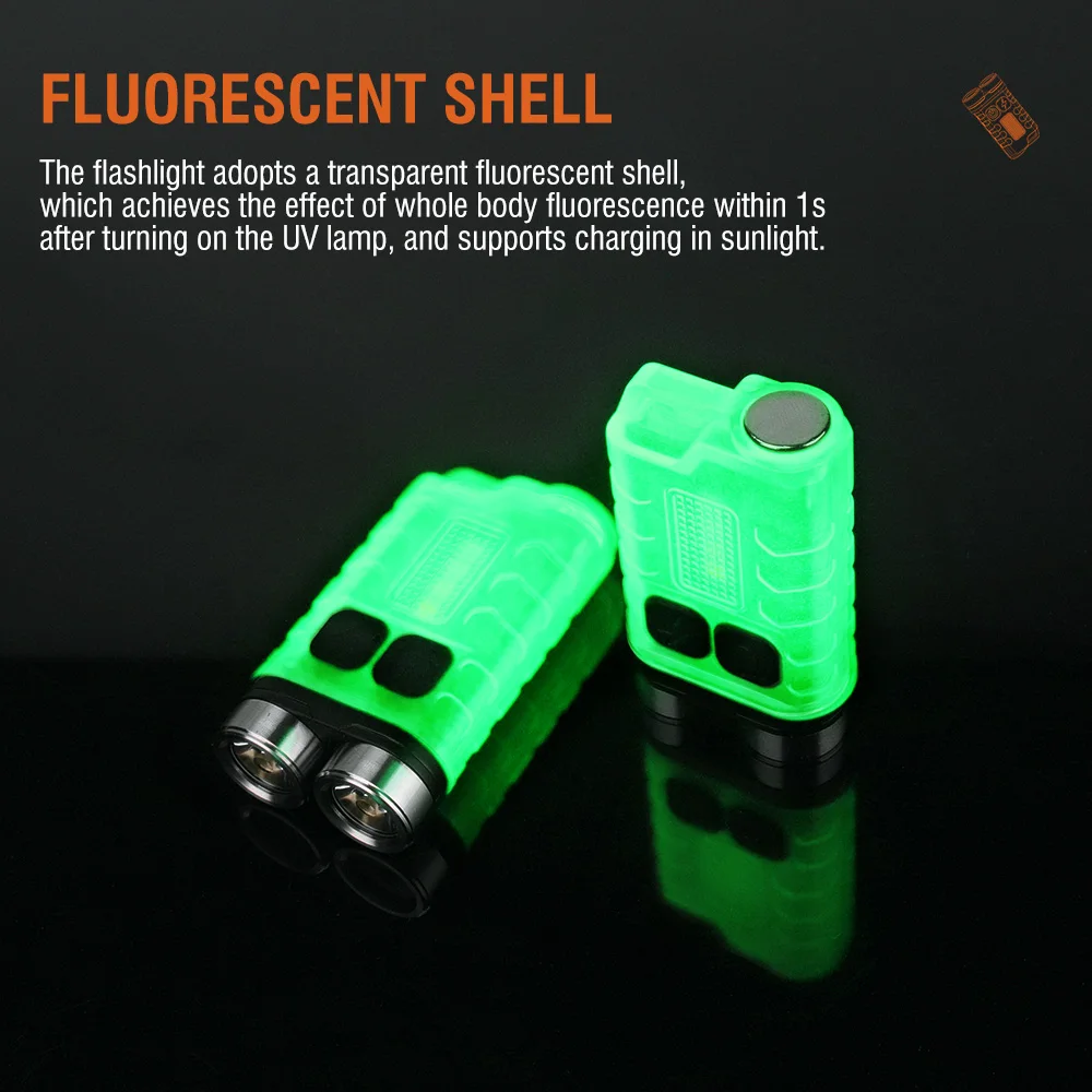 BORUiT V3 LED Keychain Portabl - Keychain Flashlight บทวิจารณ์และราคา