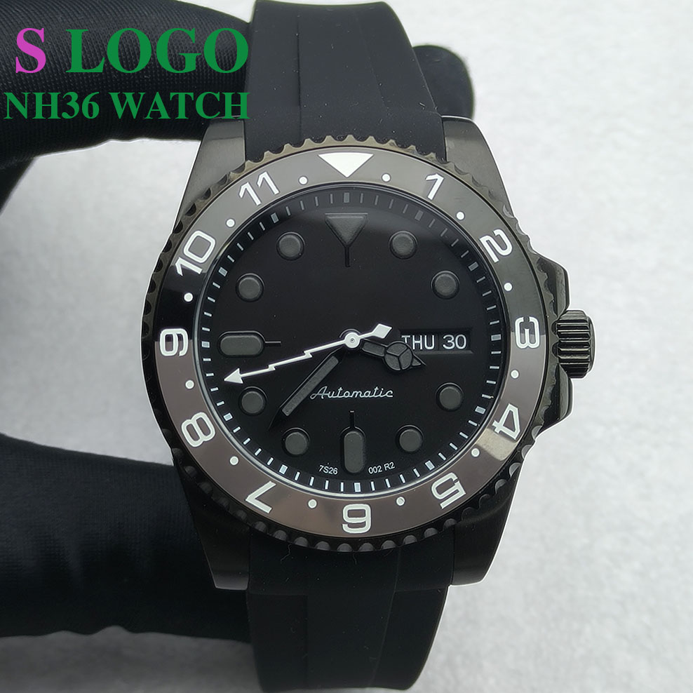 40MM NH36 Watch Black Men's St - Watch Winder Compact บทวิจารณ์และราคา