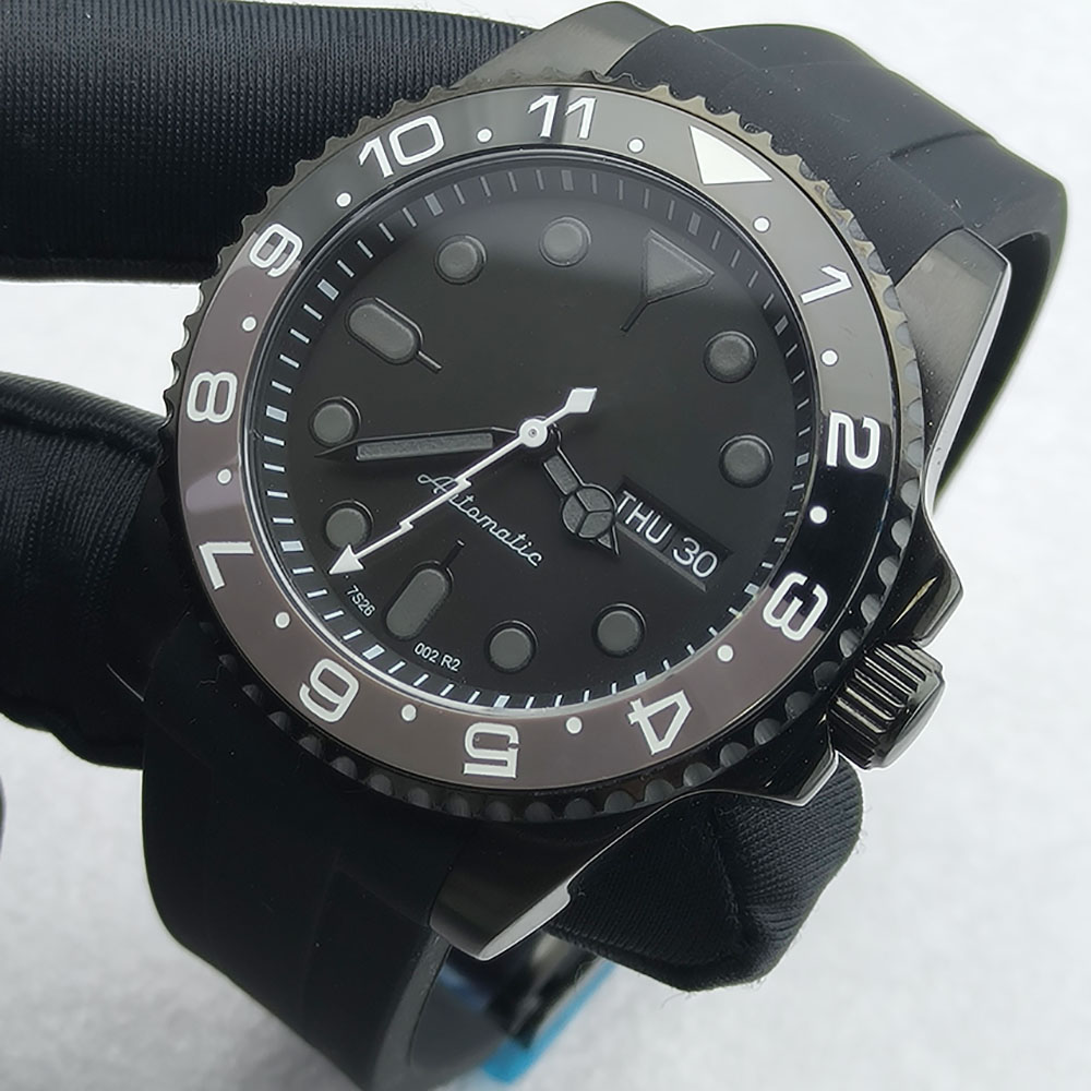 40MM NH36 Watch Black Men's St - Watch Winder Compact บทวิจารณ์และราคา