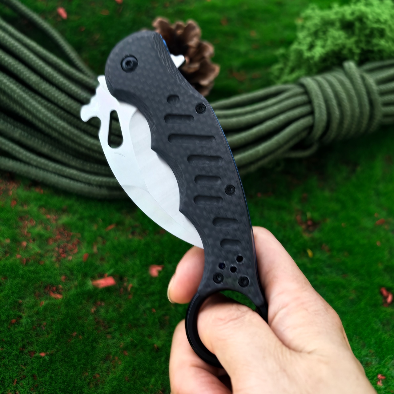 Claw shaped folding knife with - Edc Daily Carry บทวิจารณ์และราคา
