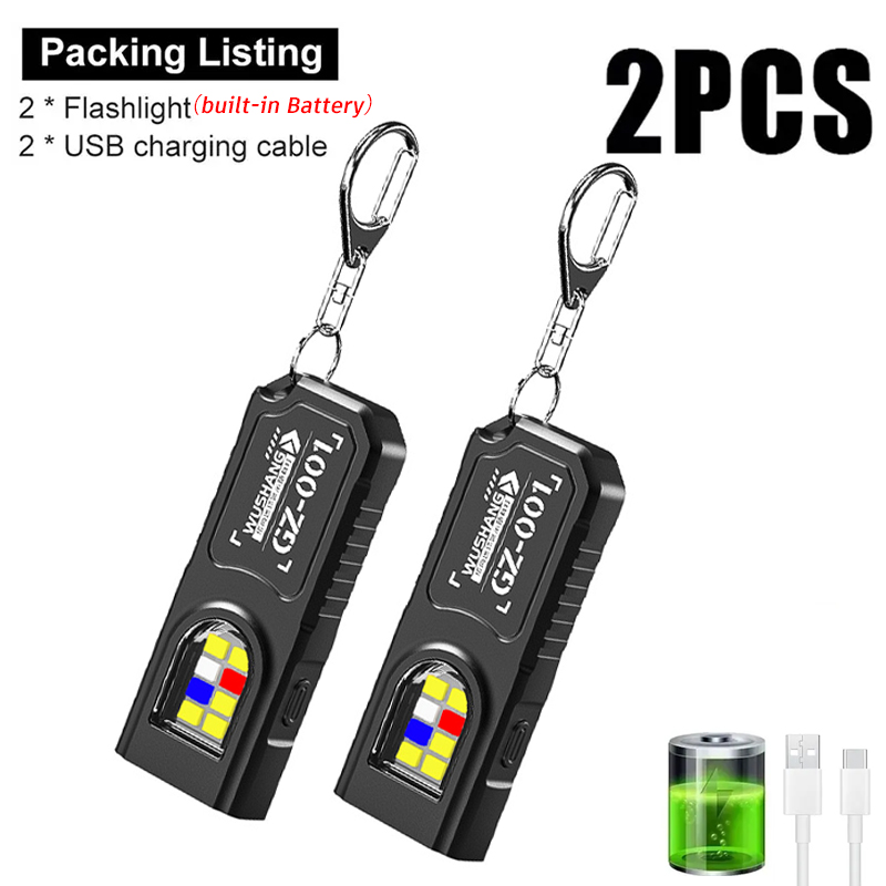 Multifunctional Keychain Flash - Keychain Flashlight บทวิจารณ์และราคา