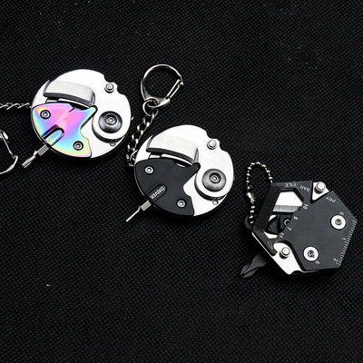 Mini EDC Folding Knife Coin Po - Edc Carry Coins บทวิจารณ์และราคา