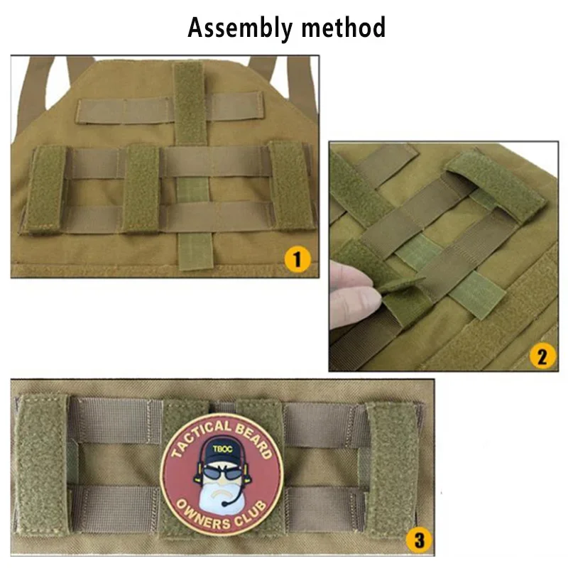 4PCS Molle Strip Adapter Vest  - Edc Carry Card บทวิจารณ์และราคา
