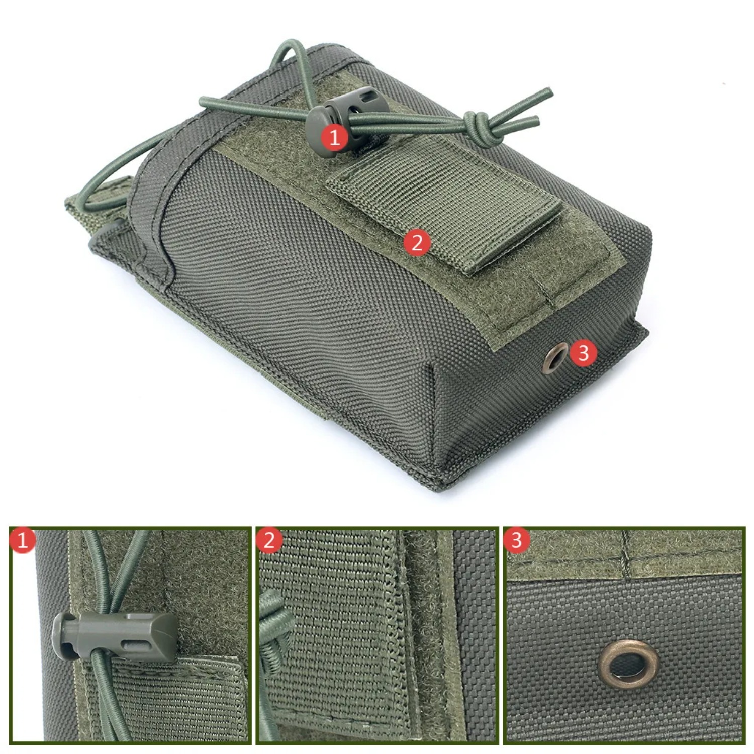 1pc Two Way Radio Holster, Mul - Edc Daily Carry บทวิจารณ์และราคา