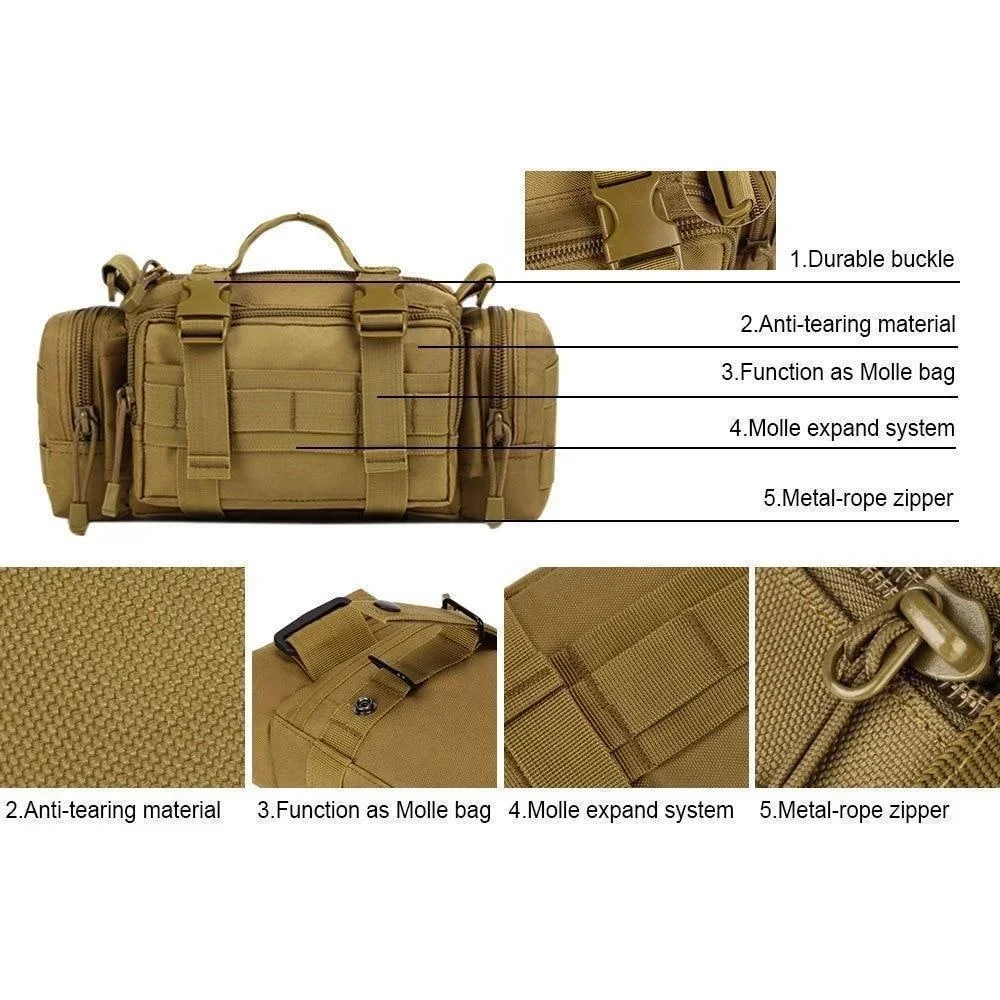 Duffel Waist Bag Molle Waterpr - Edc Carry Bag For Men บทวิจารณ์และราคา