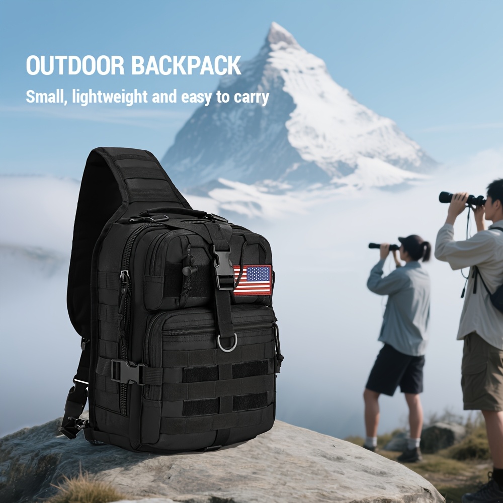 1pc 6.6gal Tactical Sling Back - Edc Carry Bag For Men บทวิจารณ์และราคา