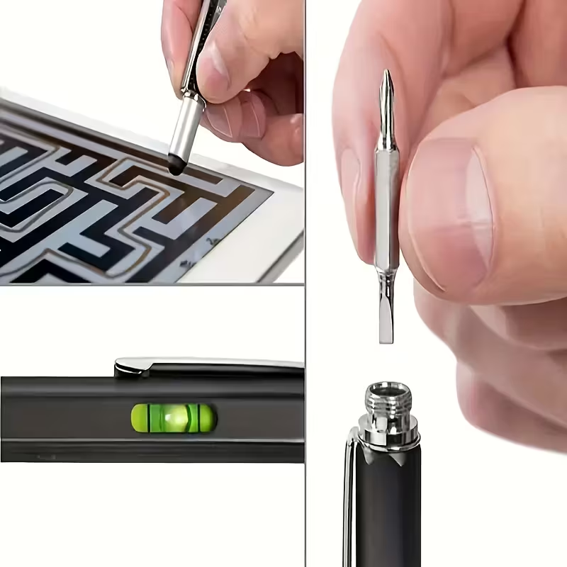 Men Gifts 6-in-1 Multitool Pen - Edc Carry Card บทวิจารณ์และราคา