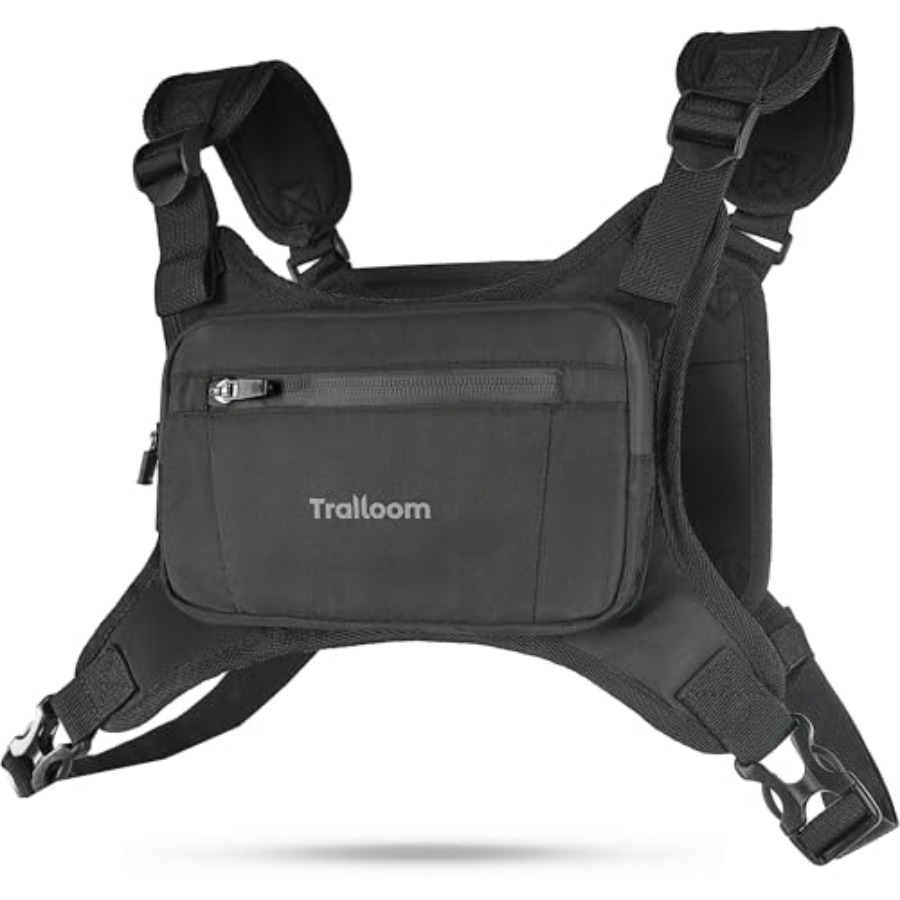 Running Chest Pack Reflective  - Leather Edc. Carry Pouch บทวิจารณ์และราคา