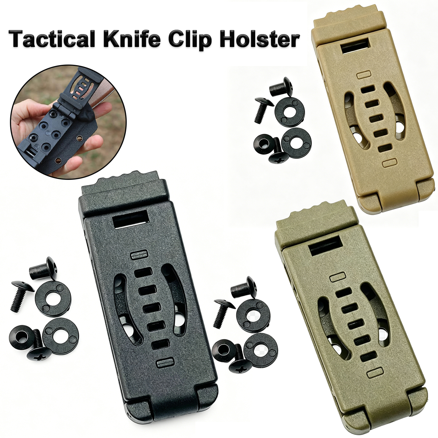 Tactical Universal Knife Clip  - Edc Carry Holster บทวิจารณ์และราคา