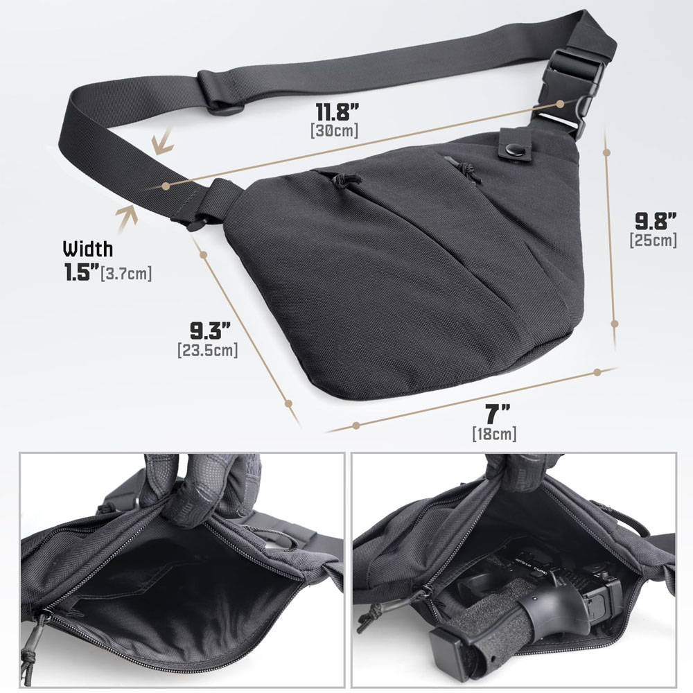 Tactical Concealed Gun Carry B - Edc Carry Bag For Pistol บทวิจารณ์และราคา
