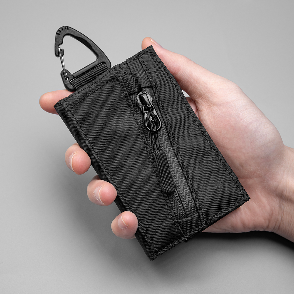 Trifold Wallet with Hook Keych - Edc Carry Card บทวิจารณ์และราคา
