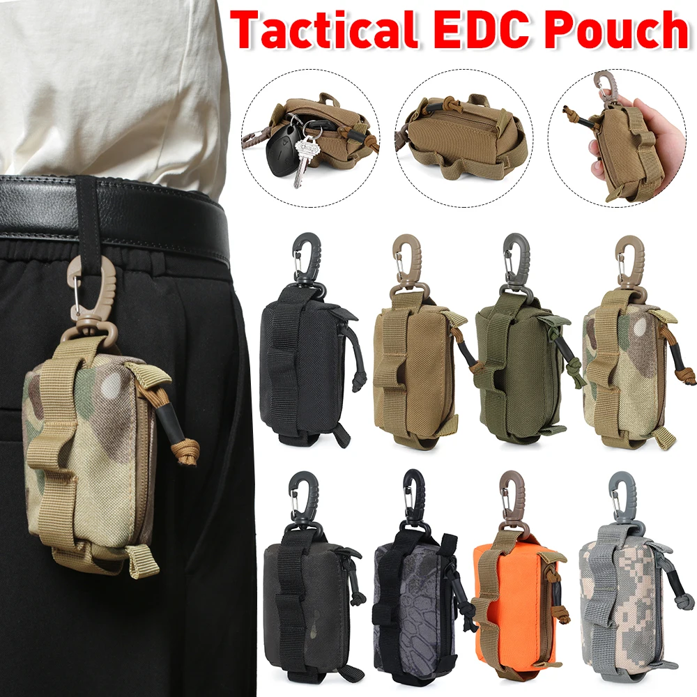 Tactical EDC Pouch Zipper Key  - Edc Carry Items บทวิจารณ์และราคา
