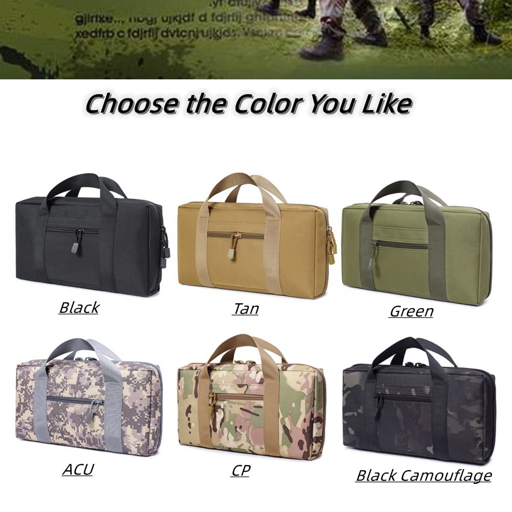 Tactical Pistol Range Bag Gun  - Edc Carry Bag For Pistol บทวิจารณ์และราคา