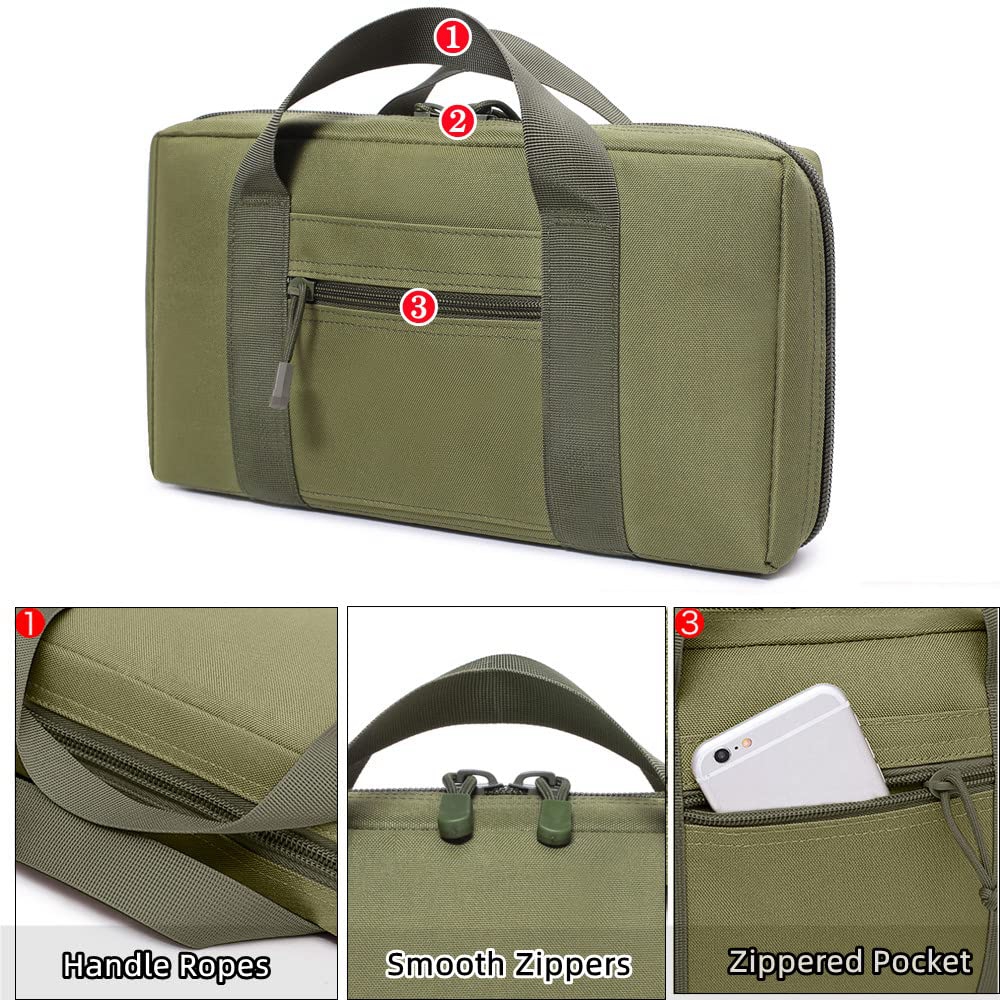 Tactical Pistol Range Bag Gun  - Edc Carry Bag For Pistol บทวิจารณ์และราคา