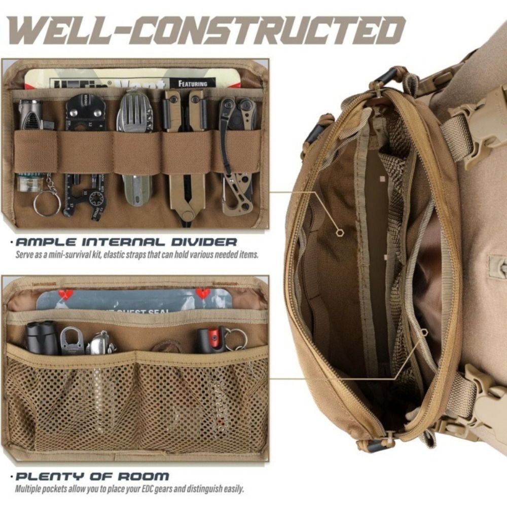 Fashion 1000D Nylon Men Chest  - Edc Carry Items บทวิจารณ์และราคา