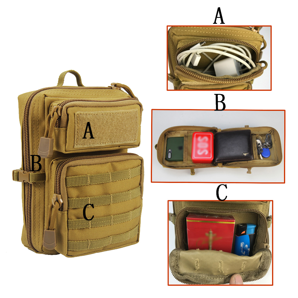 Tactical Molle Utility Pouch O - Edc Carry Kit บทวิจารณ์และราคา