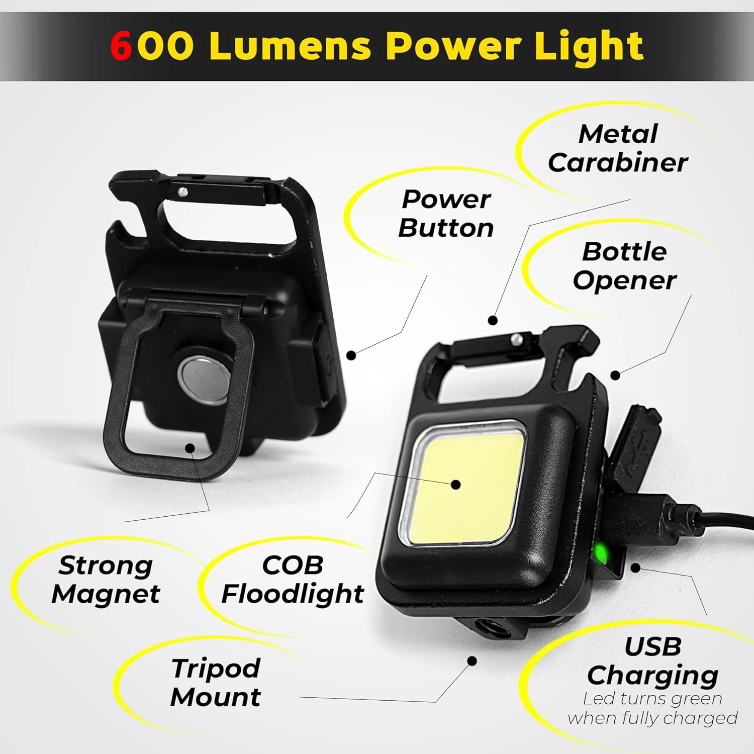 Portable Keychain Light Mini M - Keychain Flashlight บทวิจารณ์และราคา