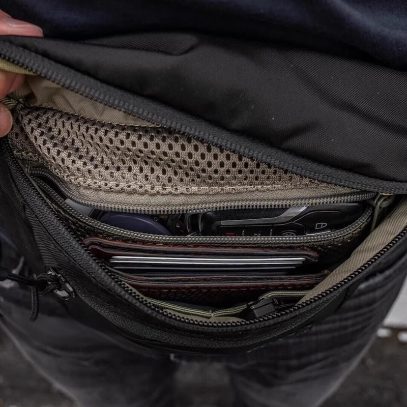 Mens Belt Bag with Adjustable  - Edc Concealed Carry Fanny Pack บทวิจารณ์และราคา
