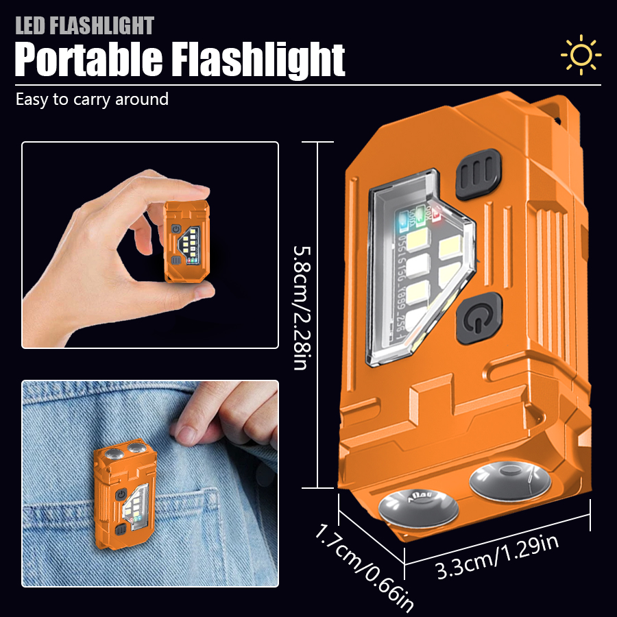 Mini Keychain EDC Flashlight R - Keychain Flashlight บทวิจารณ์และราคา