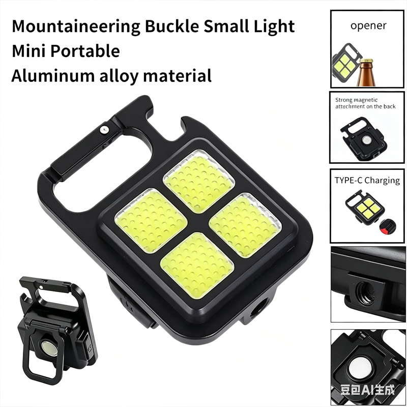 4 Lamp Beads Outdoor Strong Li - Keychain Flashlight บทวิจารณ์และราคา