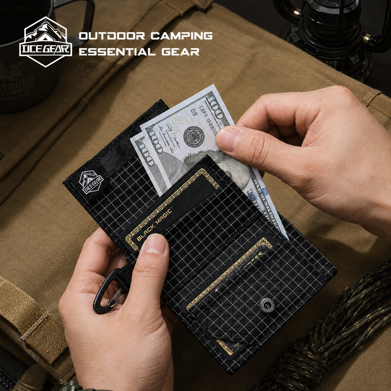 Lightweight Trifold Wallet wit - Edc Carry Card บทวิจารณ์และราคา