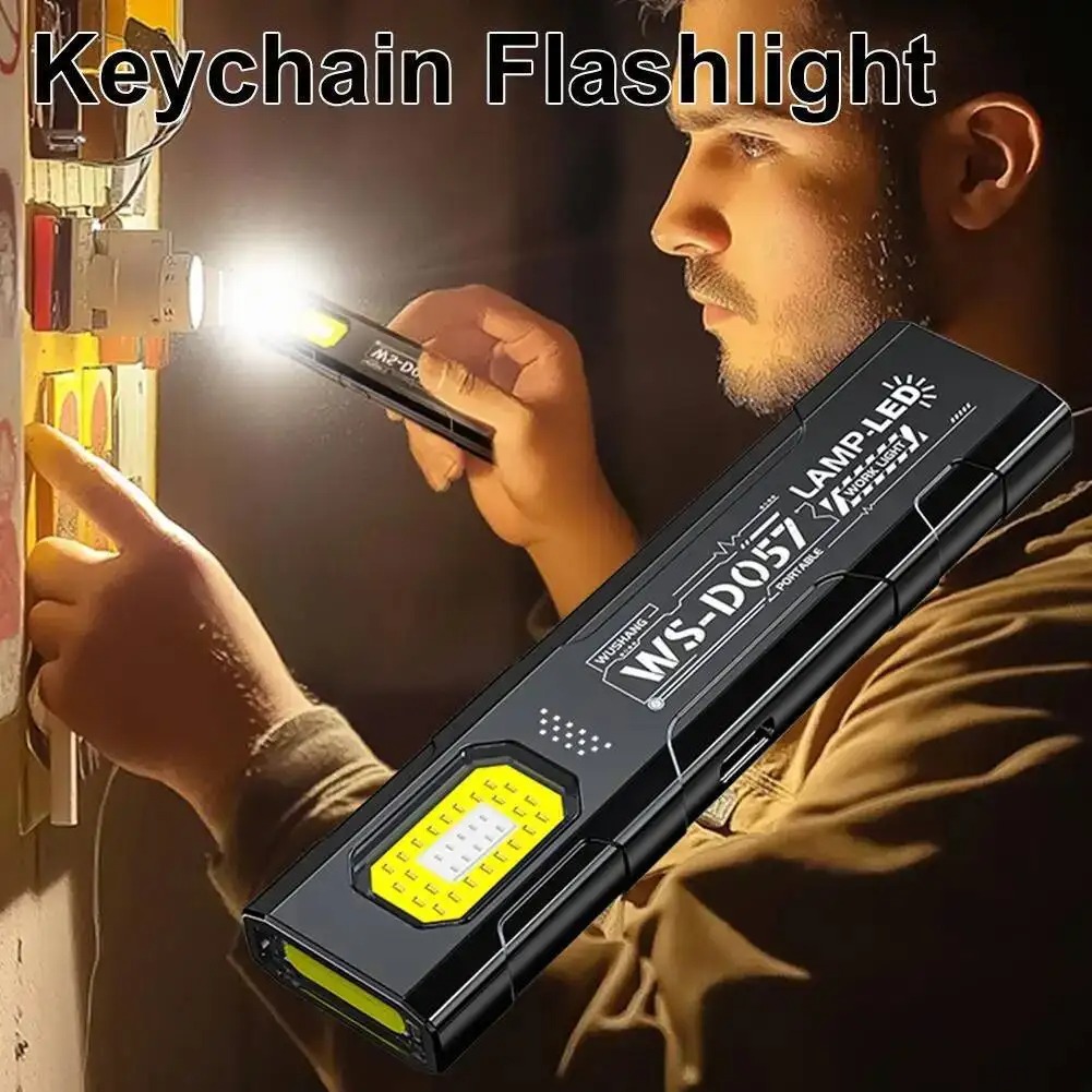 Powerful Mini COB Keychain Fla - Keychain Flashlight บทวิจารณ์และราคา