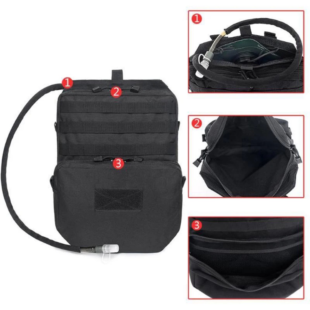 Outdoor Molle Bag Camping Hydr - Edc Carry Items บทวิจารณ์และราคา