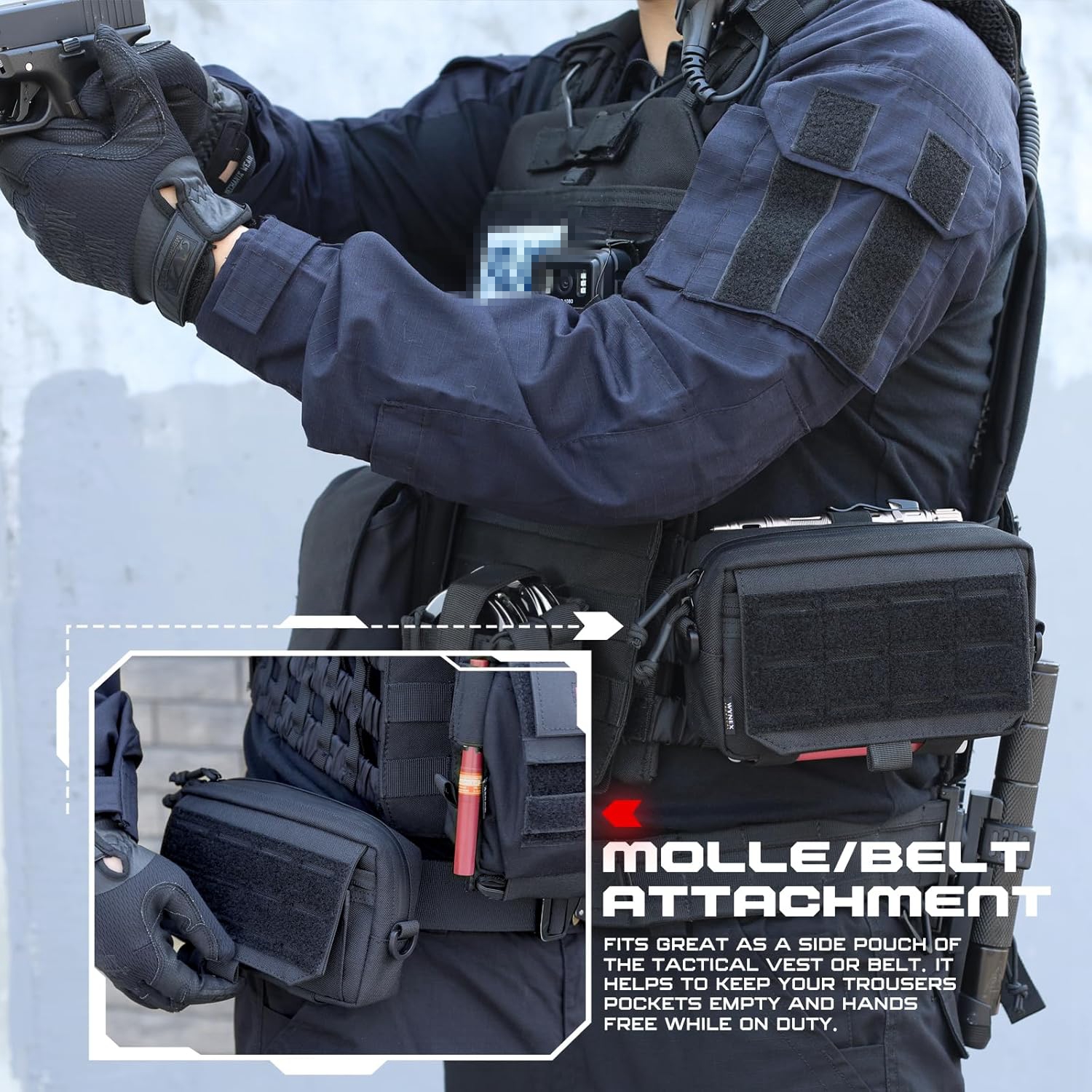 Tactical Molle Admin Pouch Las - Edc Daily Carry บทวิจารณ์และราคา