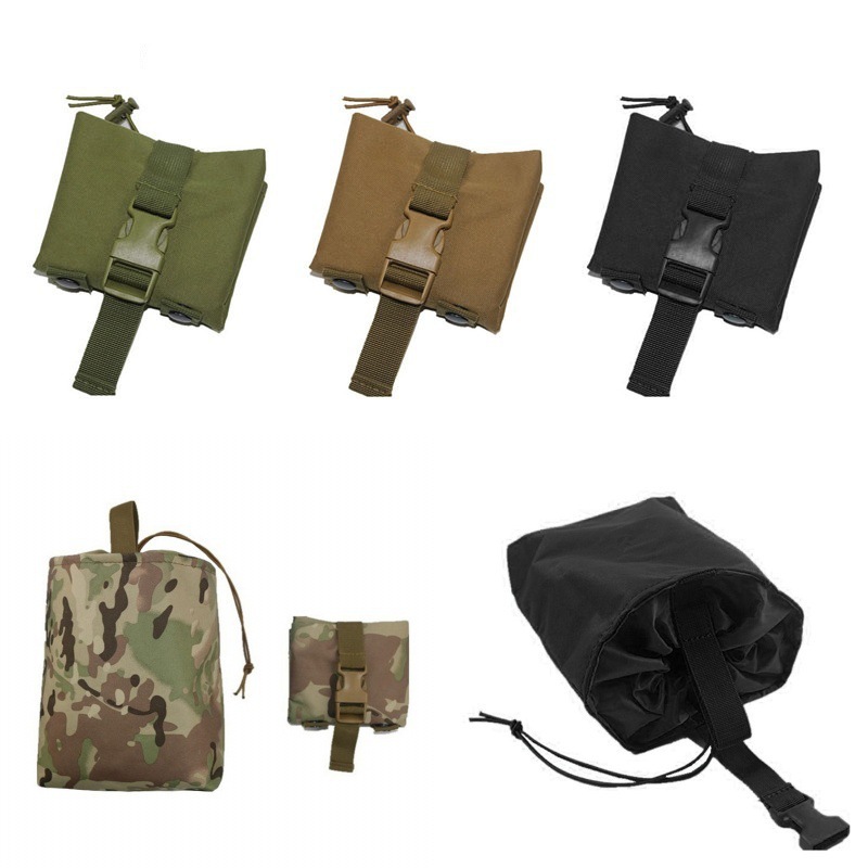 New Molle Folding Dump Drop Ma - Edc Carry Holster บทวิจารณ์และราคา