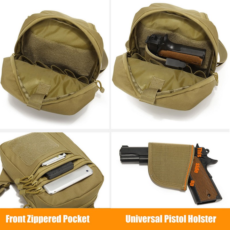 EDC 1000D Tactical Chest Bag P - Edc Carry Bag For Pistol บทวิจารณ์และราคา
