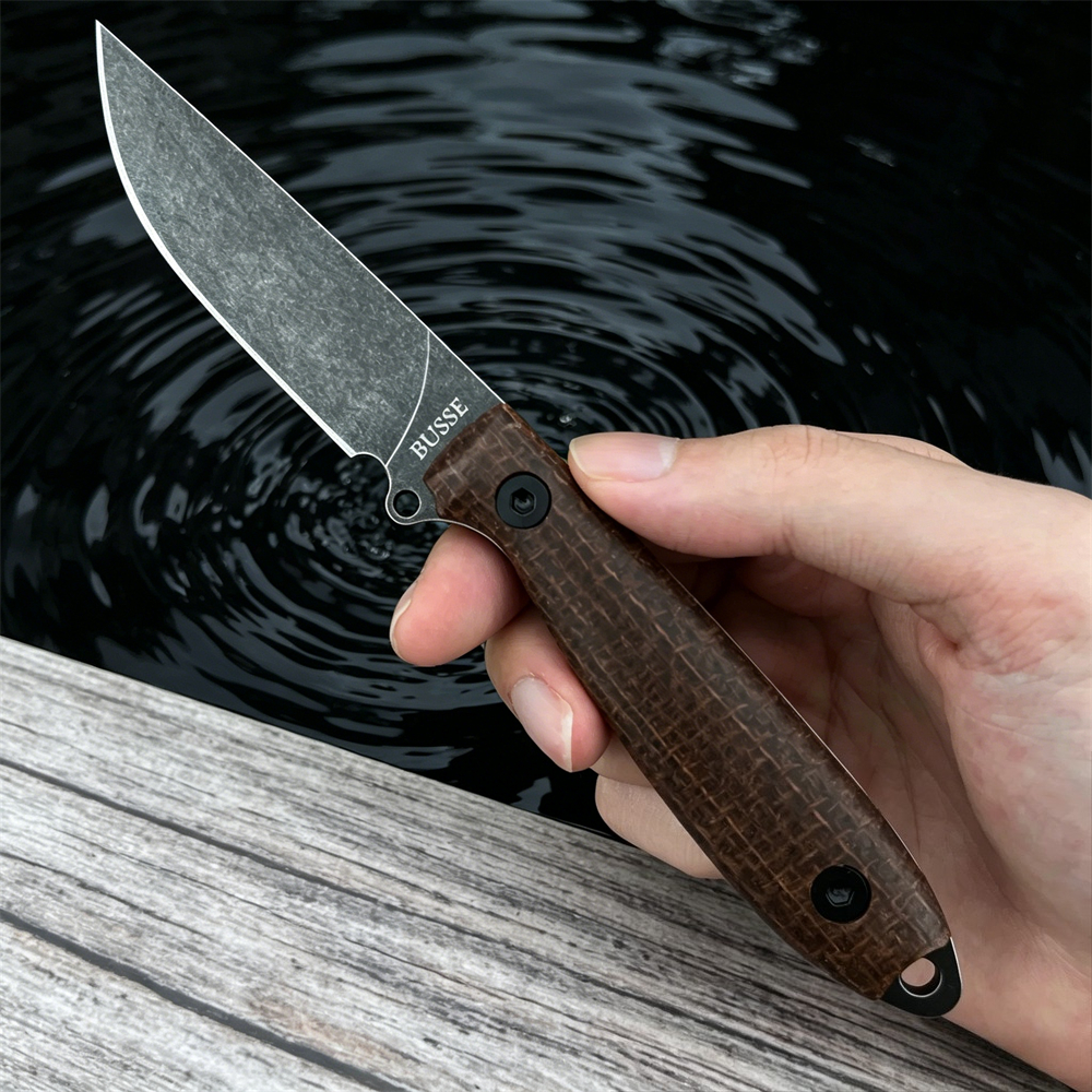 Micarta Grip Fixed Blade EDC K - Edc Concealed Carry Knife บทวิจารณ์และราคา