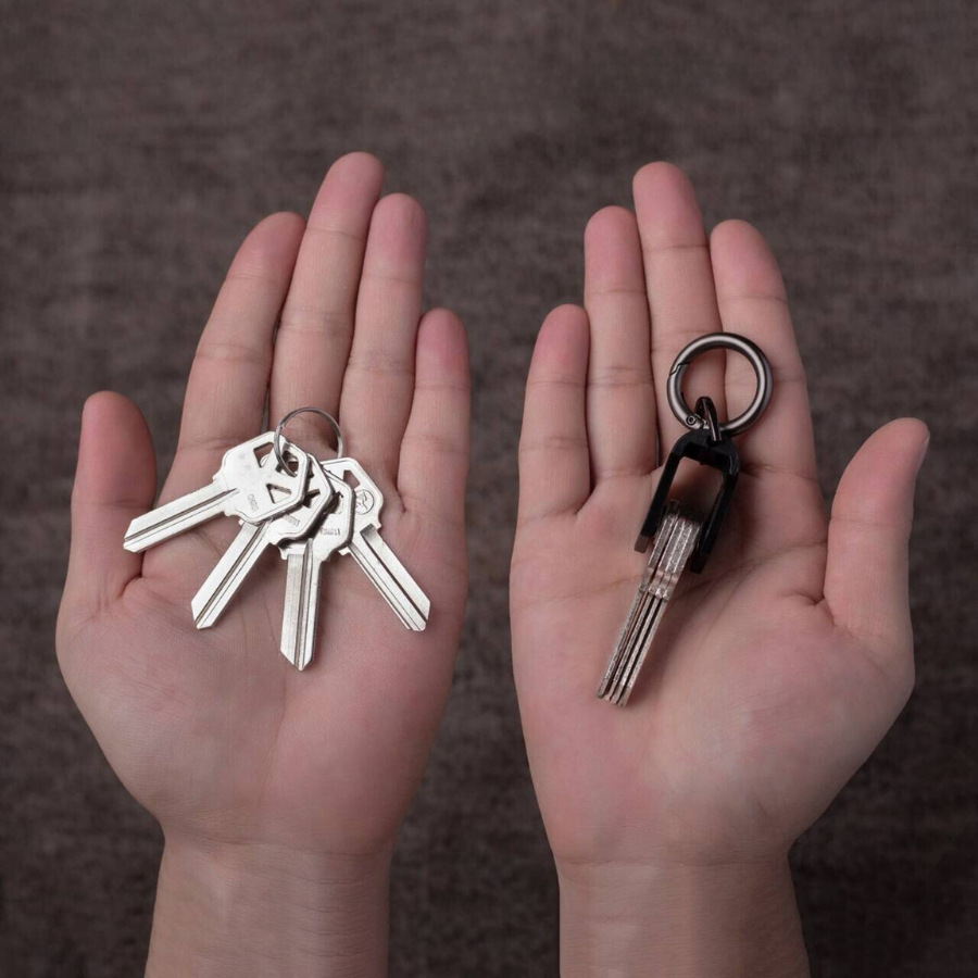 EDC Mini Key Organizer Keychai - Edc Carry Card บทวิจารณ์และราคา