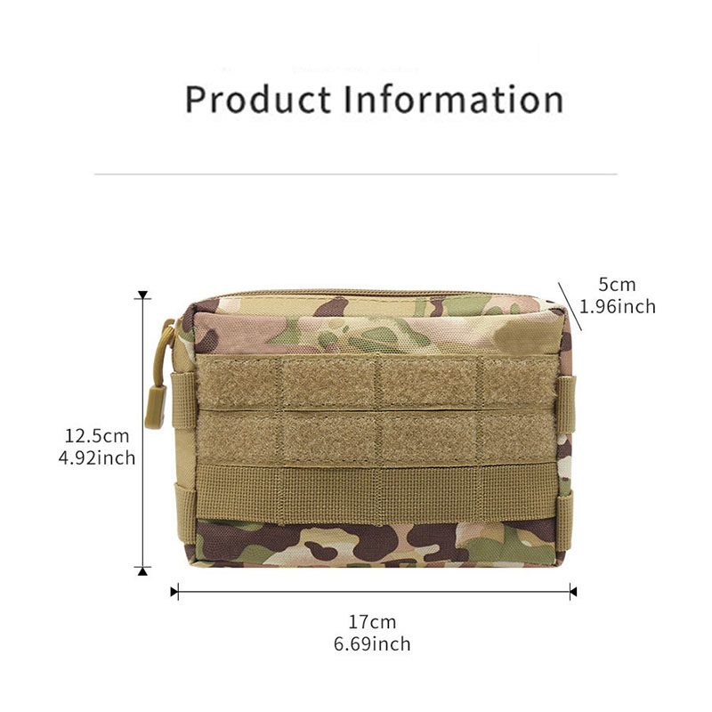 Tactical Molle Waist Pack 600D - Edc Carry Card บทวิจารณ์และราคา