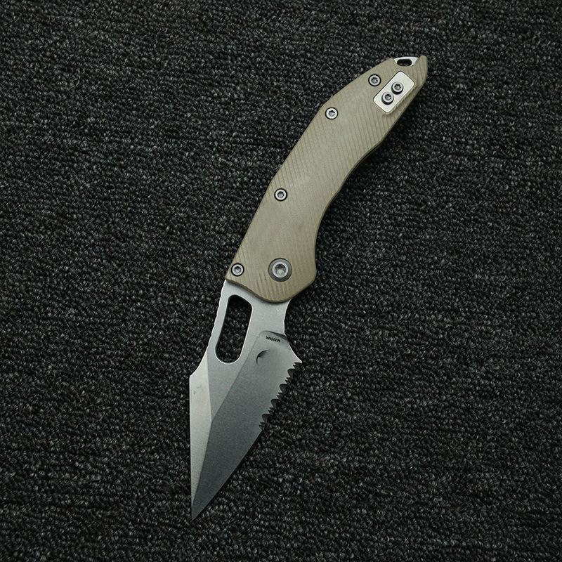 LEMIFSHE  Manual Stitch Textur - Edc Concealed Carry Knife บทวิจารณ์และราคา