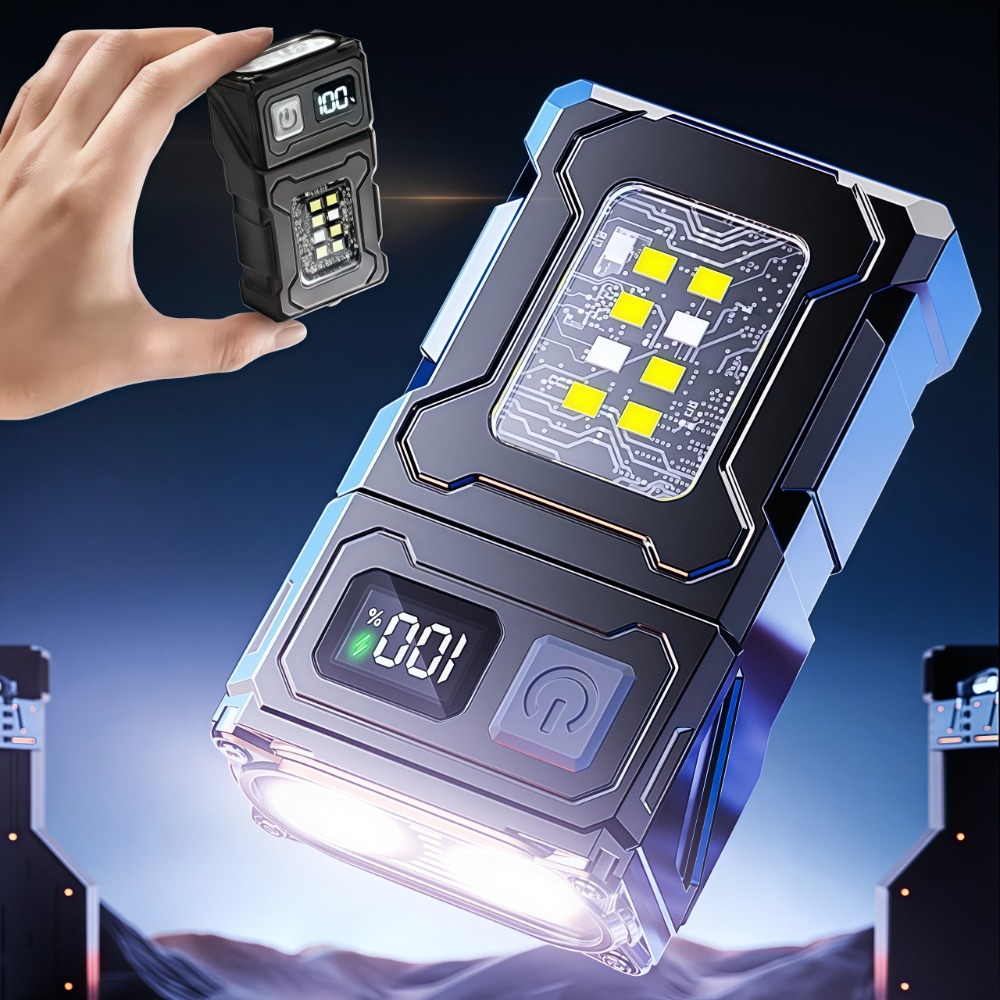 Rechargeable Mini LED Flashlig - Keychain Flashlight บทวิจารณ์และราคา