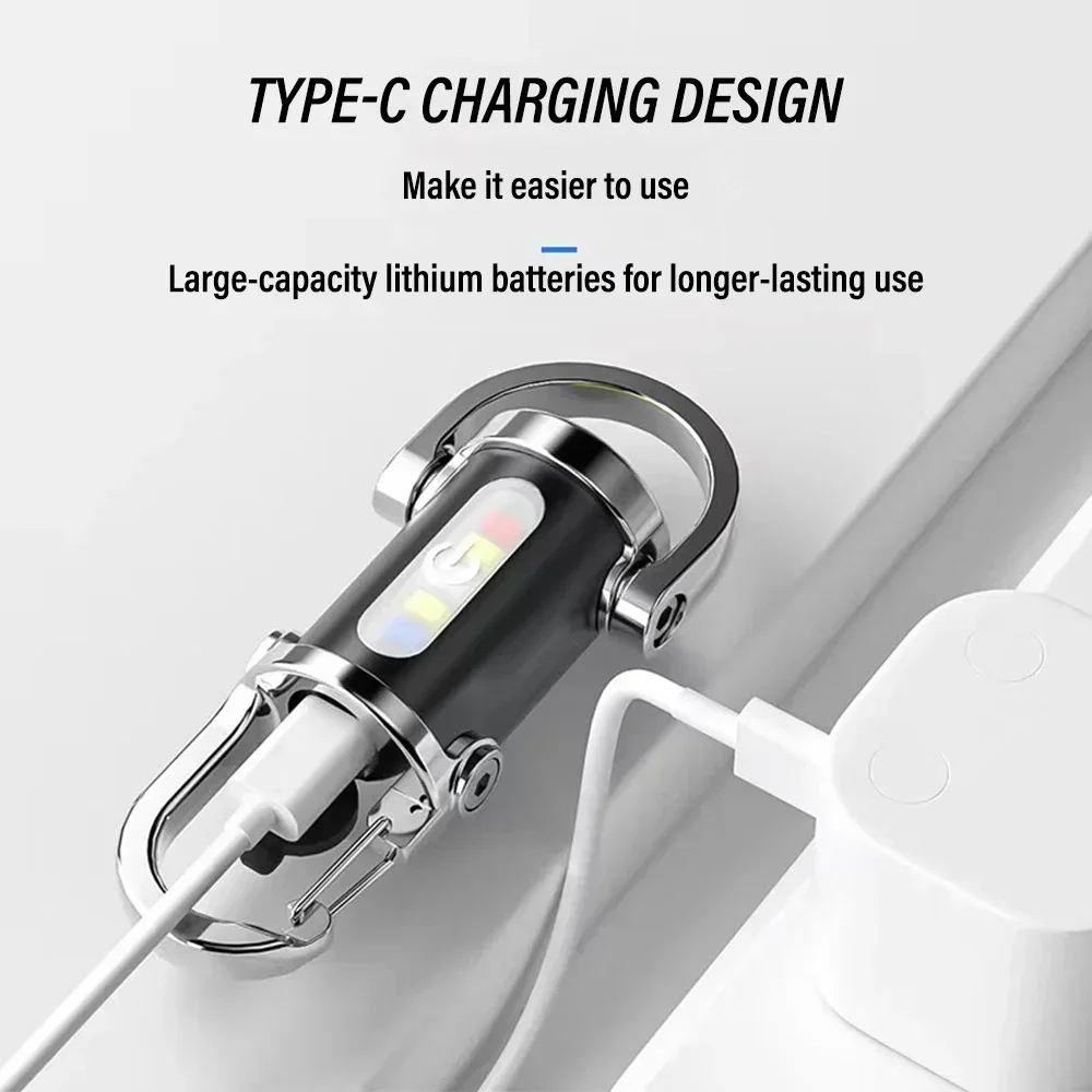 Mini LED COB Keychain Flashlig - Keychain Flashlight บทวิจารณ์และราคา
