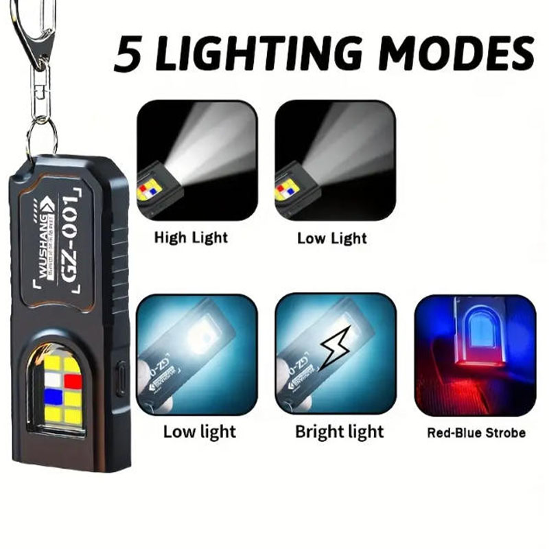 Multifunctional Keychain Flash - Keychain Flashlight บทวิจารณ์และราคา