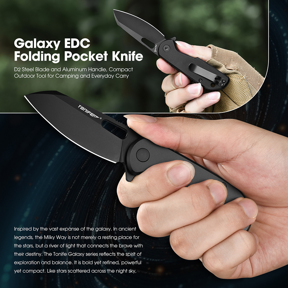 TONIFE Galaxy Mini CKT9205 Fol - Edc Concealed Carry Knife บทวิจารณ์และราคา