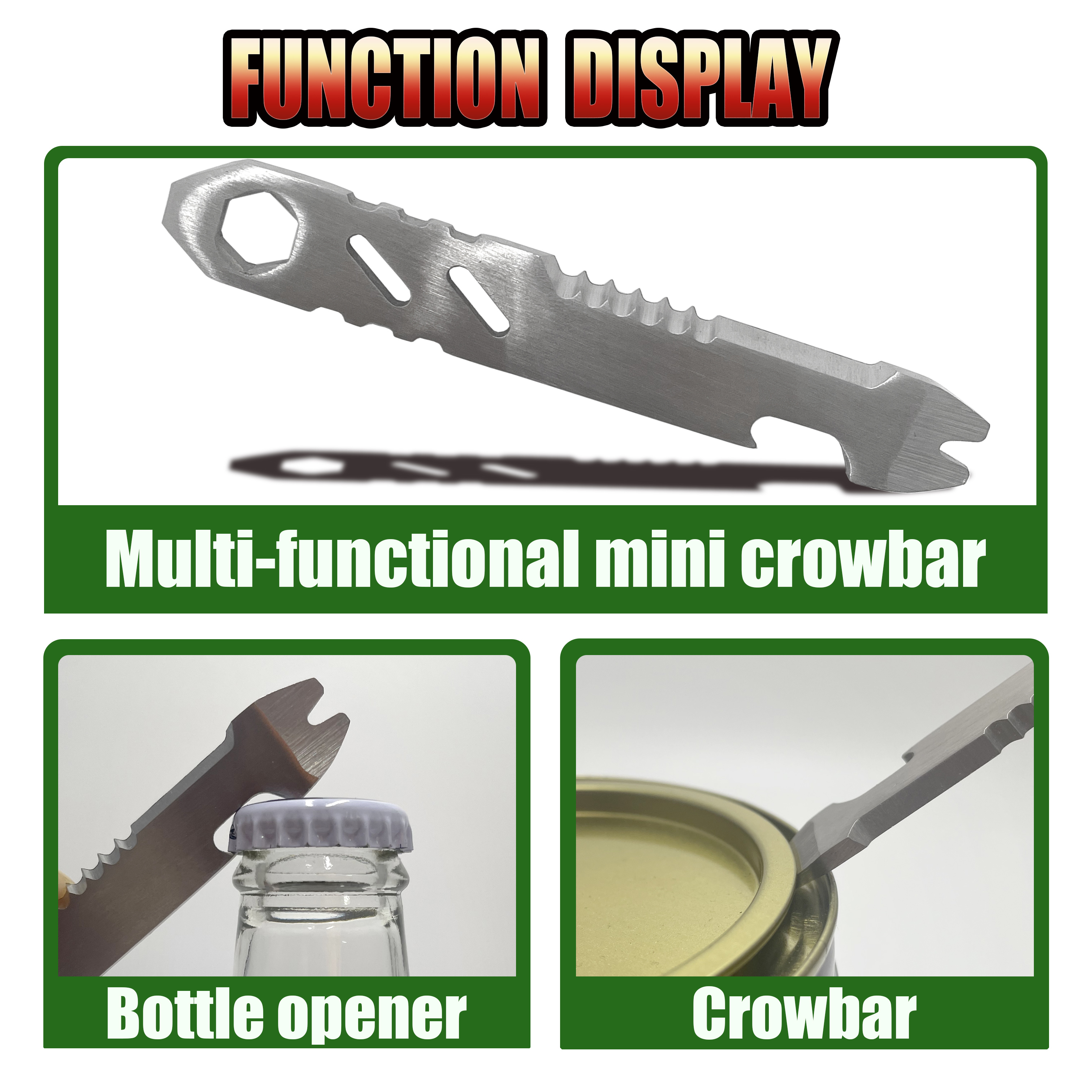 Mighty Bar Pocket Knife & Bott - Edc Concealed Carry Knife บทวิจารณ์และราคา