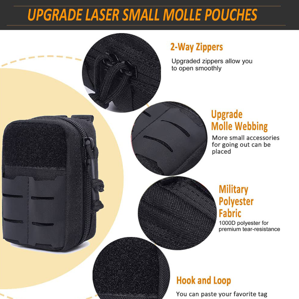 Tactical Mini Belt Pouches, Mu - Edc Carry Items บทวิจารณ์และราคา