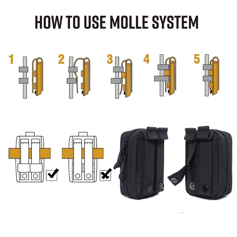 Tactical Mini Belt Pouches, Mu - Edc Carry Items บทวิจารณ์และราคา