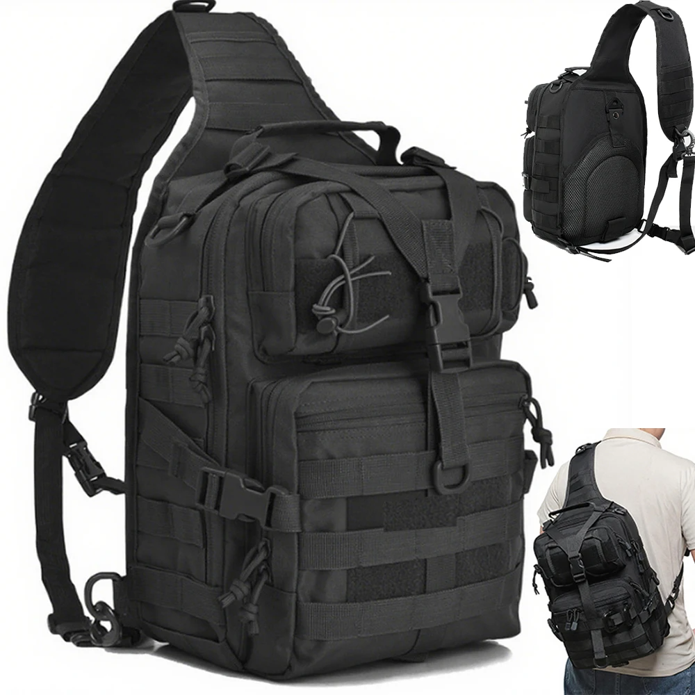 Tactical Sling Backpack Should - Edc Carry Bag For Pistol บทวิจารณ์และราคา